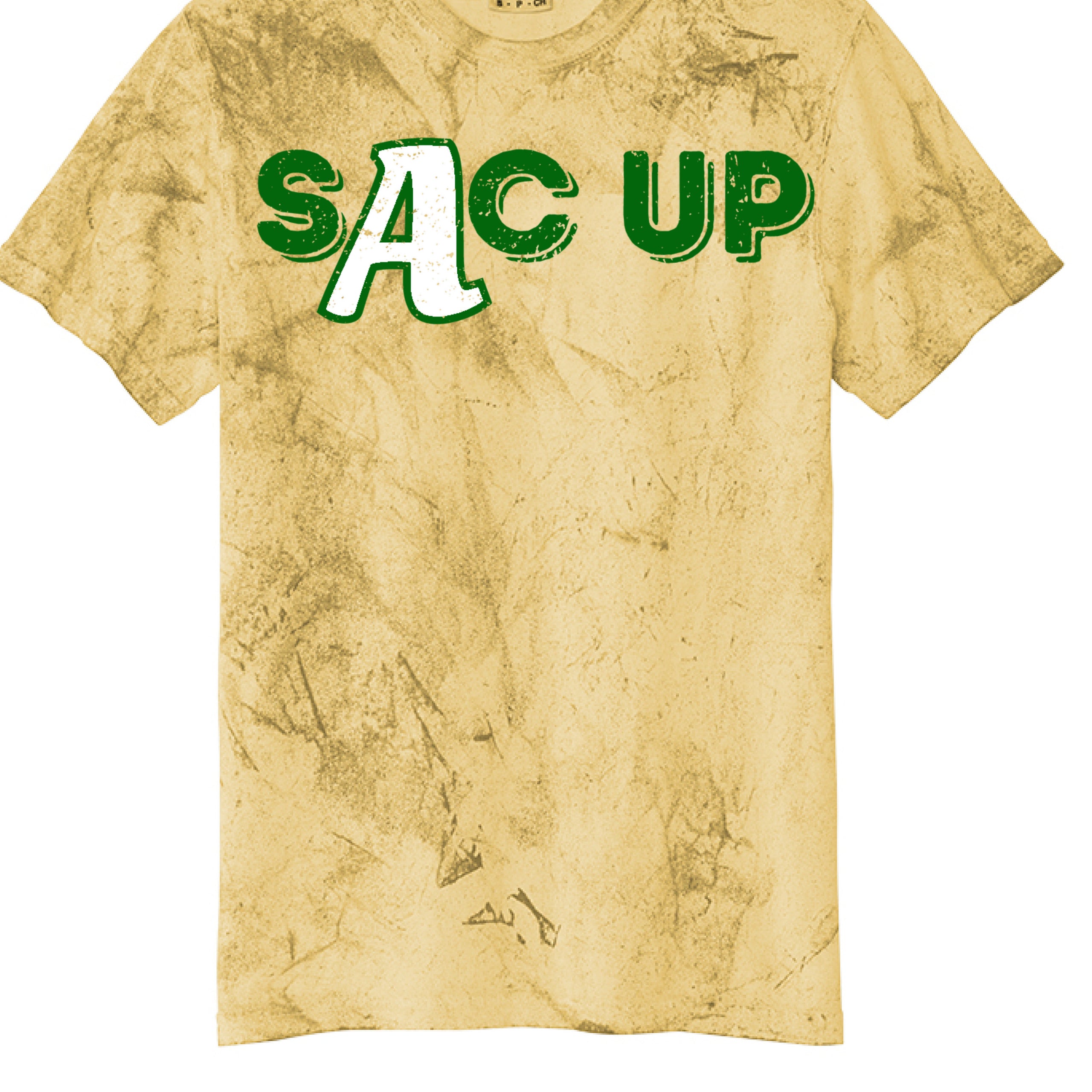 sAc UP - yellow tie dye